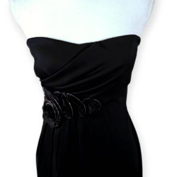 TEEZE ME BLACK STRAPLESS DRESS SZ.3 EUC. - Picture 2 of 5